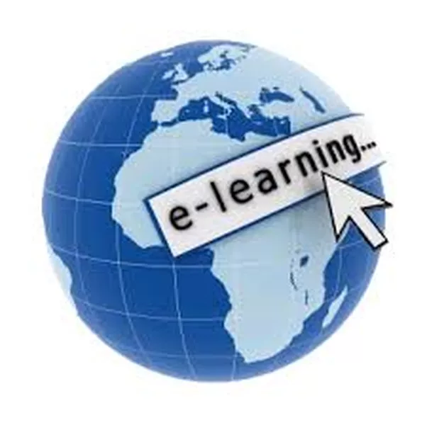 Globus z napisem e-learning